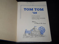 1949 TOM TOM OWEGO FREE ACADEMY YEARBOOK - OWEGO NEW YORK - YB 1459