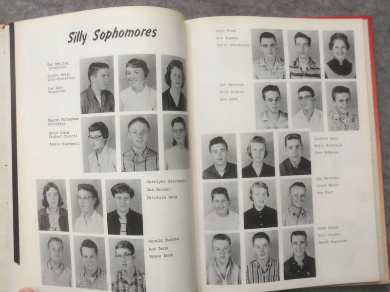 1958 THE PIRATE LOG ILLIOPOLIS HIGH SCHOOL YEARBOOK - ILLIOPOLIS, IL - YB 3347