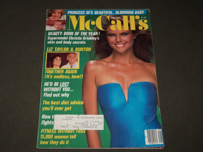 1983 MAY MCCALL'S MAGAZINE - CHRISTIE BRINKLEY COVER - B 2924