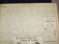 1918 MARCH 25 NEW YORK TIMES - GERMANS PUSH ON IN SOUTH - NT 8160