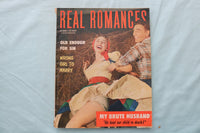 1953 OCTOBER REAL ROMANCES MAGAZINE - PAT HILL & MAL LYON COVER - E 26713