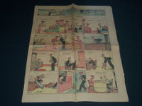 1923 JUNE SPANISH SUNDAY COLOR COMICS LOT OF 2 - CORAZON - NP 3876