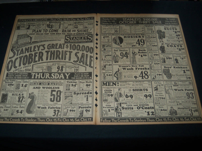 1931 OCT 14 THE TROY RECORD NEWSPAPER -LONG, CYR IN TUSSLE FOR CONTROL - NT 7509