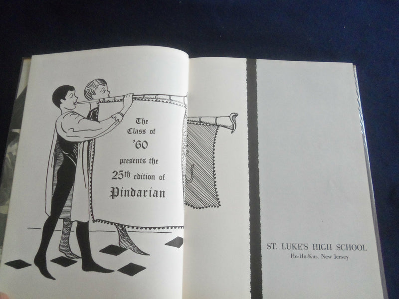 1960 PINDARIAN ST. LUKE'S HIGH SCHOOL YEARBOOK - HOHOKUS, NEW JERSEY - YB 2781