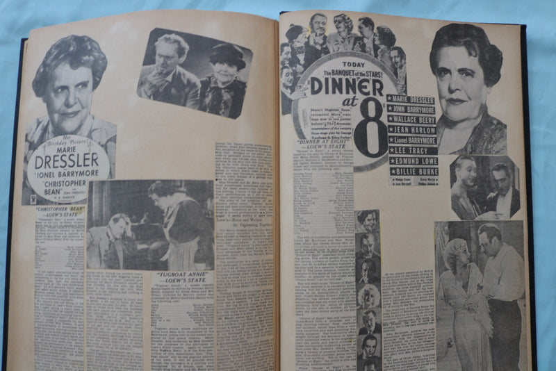 1930'S MOVIE NEWSPAPER REVIEW SCRAPBOOK - GONE WITH THE WIND - E 26494