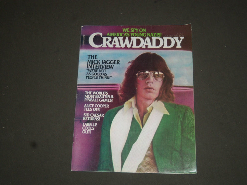 1976 AUGUST CRAWDADDY MAGAZINE - THE MICK JAGGER INTERVIEW - SP 7789
