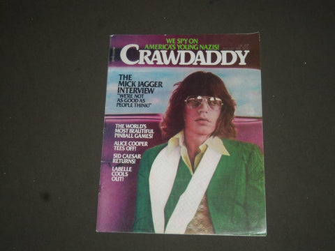 1976 AUGUST CRAWDADDY MAGAZINE - THE MICK JAGGER INTERVIEW - SP 7789
