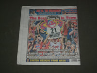 2017 SEPTEMBER 14 NEW YORK POST NEWSPAPER - CLEVELAND INDIANS WIN 21 IN A ROW