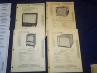 1947-1958 PHOTOFACT FOLDERS TELEVISION-RADIO - LOT OF 44 - O 3272