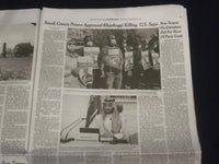 2021 FEBRUARY 27 NEW YORK TIMES - SAUDIS' DE FACTO LEADER APPROVED ASSASSINATION