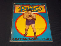 1946 DECEMBER THE RING MAGAZINE - JOHNNY GRECO FRONT COVER - E 4574