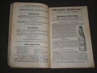 1935 ADRIEN SASSIN PRODUCTS VETERINAIRES FRENCH CATALOGUE - FR 628