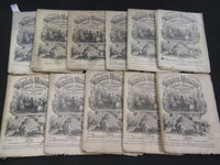 1851 MERRY'S MUSEUM AND PARLEY'S PLAYMATE MAGAZINE LOT OF 11 ISSUES - WR 892