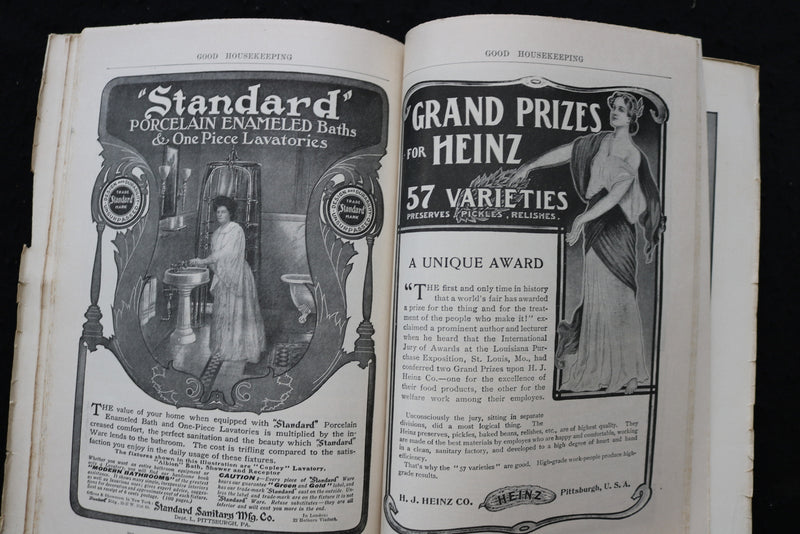 1905 JANUARY GOOD HOUSEKEEPING MAGAZINE - NICE ILLUSTRATED COVER - SP 4185A