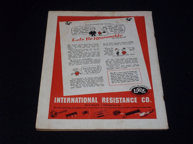 1944 DECEMBER RADIO-CRAFT MAGAZINE VERY NICE COVERS & ADS - E 441