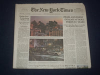 2021 MAY 12 NEW YORK TIMES - ISRAEL AND HAMAS ESCALATE ATTACKS; WORST IN 7 YEARS