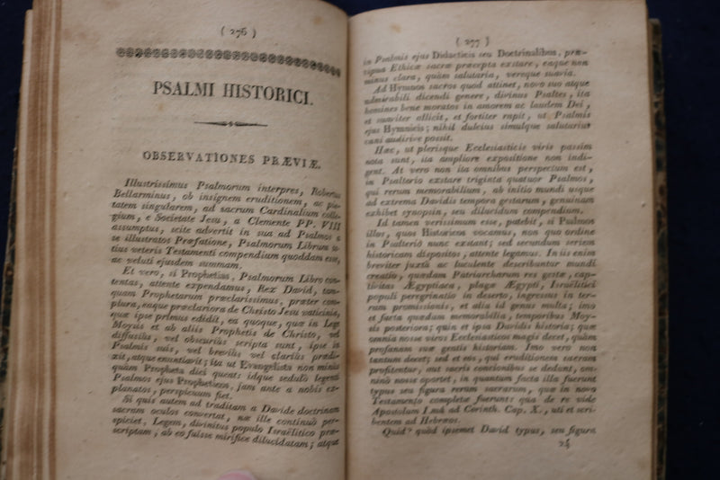 1824 DAVID SEU PSALMI - OPERA ET STUDIO HARDCOVER BOOK - LATIN - KD 9555