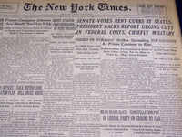 1946 JULY 12 NEW YORK TIMES - SENATE VOTES RENT CURBS BY STATES - NT 2341