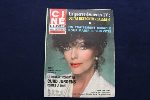 1982 JUNE 17 CINE REVUE MAGAZINE - JOAN COLLINS COVER - E 22100