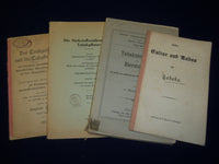 1800'S-1947 GERMAN TABAK PERIODICALS LOT OF 4 DIFFERENT - SOFTCOVER - O 3086L