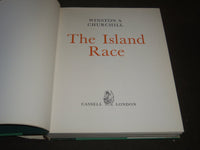 1964 THE ISLAND RACE BY WINSTON CHURCHILL HARDCOVER BOOK - I 458