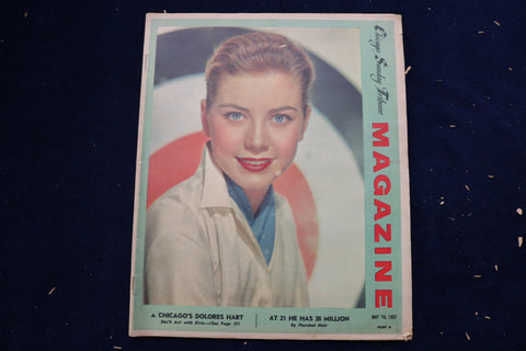 1957 MAY 19 CHICAGO TRIBUNE MAGAZINE - DOLORES HART COVER - E 22177