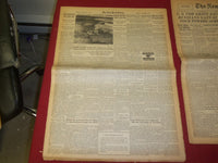 1944 OCTOBER 9 NEW YORK TIMES - U.S. VISE GRIPS AACHEN; 3D ARMY LASHES - NP 3810