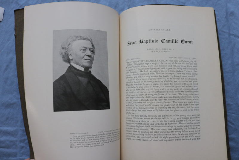 1901 JUNE MASTERS IN ART ILLUSTRATED MONOGRAPHS - JEAN BAPTISTE COROT - ST 5508K