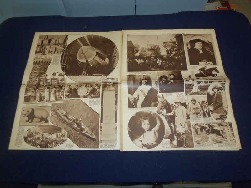 1928 MAY 19 NEW YORK HERALD TRIBUNE GRAVURE SECTION-CURVEUR WINS JAMAICA-NP 4988
