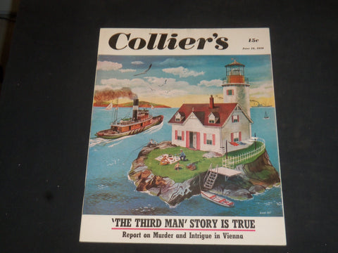 1950 JUNE 10 COLLIER'S MAGAZINE - THE THIRD MAN STORY IS TRUE - SP 8351