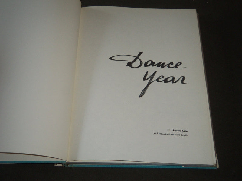 1964 DANCE YEAR BY ROMANO CALVI HARDCOVER BOOK - NICE PHOTOS - I 400
