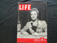 1941 OCTOBER 27 LIFE MAGAZINE - AIR RAID SPOTTER - L 258