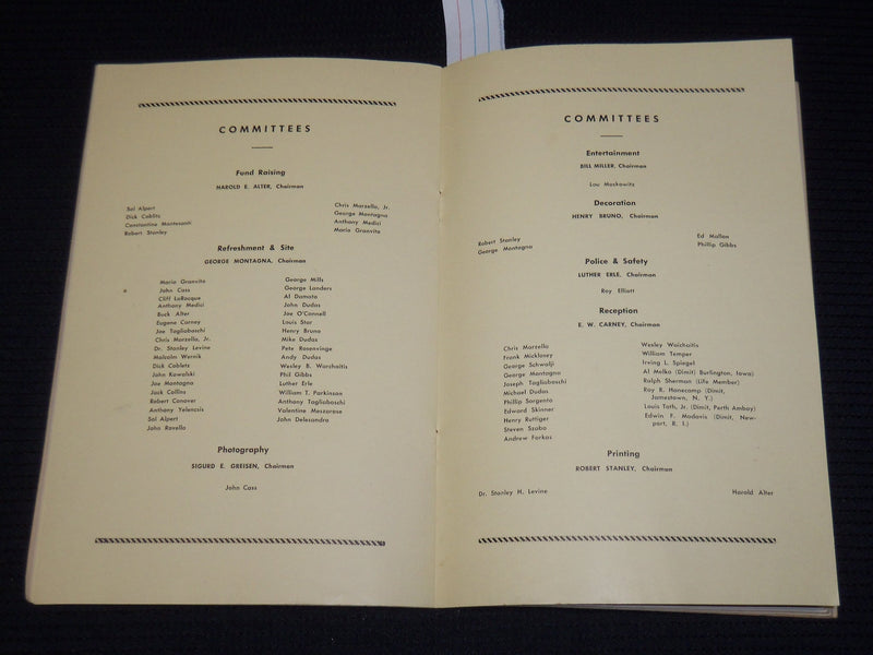 1953 OCTOBER 4 INSTITUTION OF METUCHEN LODGE NO. 1914 PROGRAM - K 96