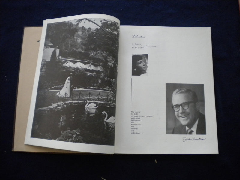 1973 THE WEDDING STORY...BEYOND THE CAMERA HARDCOVER BOOK BY JACK CURTIS-KD 8001