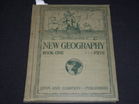 1920 NEW GEOGRAPHY BOOK ONE BY ALEXIS EVERETT FRYE - NICE PRINTS - KD 2951G