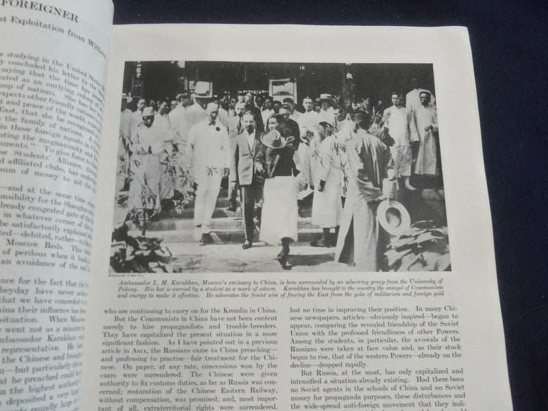 1925 AUGUST ASIA MAGAZINE - GREAT PHOTOS, STORIES & ADS - SP 1223D