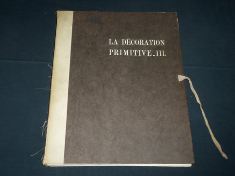 1920'S LA DECORATION PRIMITIVE III AMERIQUE PRE-COLOMBIENNE- 48 PLATES - KD 5384