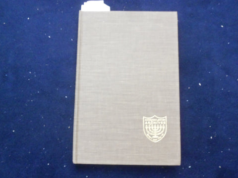 1980 ON JEWS, AMERICA AND IMMIGRATION HARDCOVER BOOK-SIGNED URI HERSCHER-KD 8467