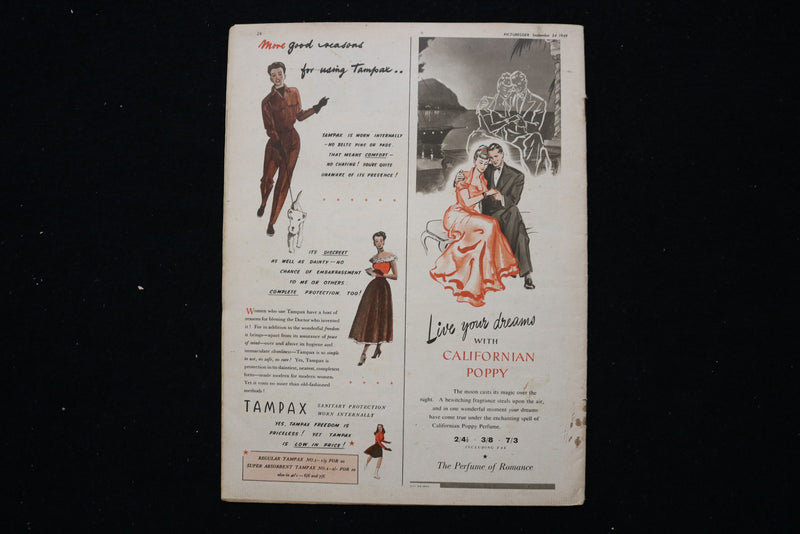 1949 SEP 24 PICTUREGOER MAGAZINE - ANN SHERIDAN & CARY GRANT COVER - E 26046