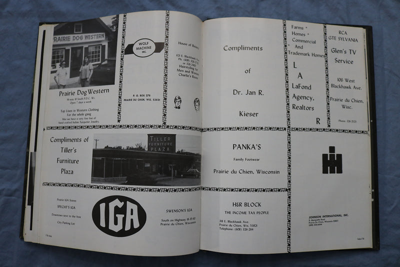 1978 BLACKHAWK PRAIRIE DU CHIEN HIGH SCHOOL YEARBOOK-PRAIRIE DU CHIEN,WI-YB 3420