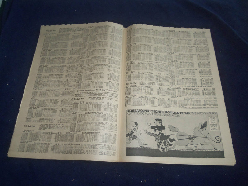 1969 AUGUST 7 THE DAILY RACING FORM - GLASSELL B. GAINS NARROW VICTORY - NP 5518