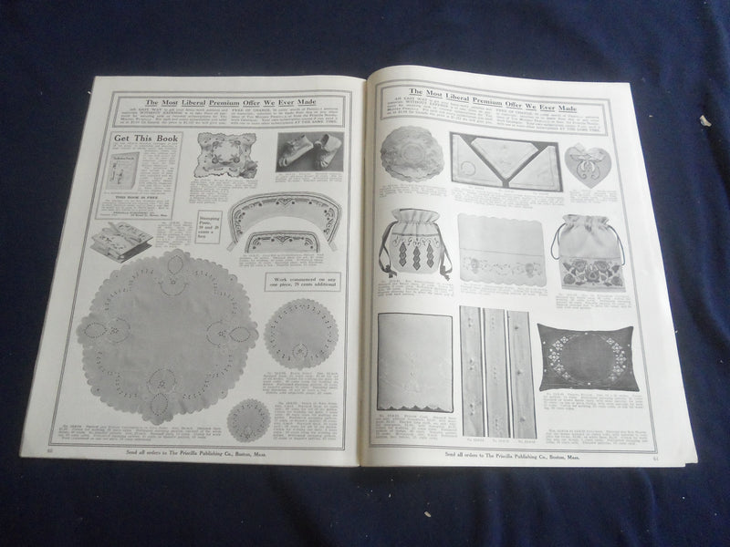 1914 FEBRUARY THE MODERN PRISCILLA MAGAZINE - ANNUAL ALL NEEDLEWORK - SP 6749D