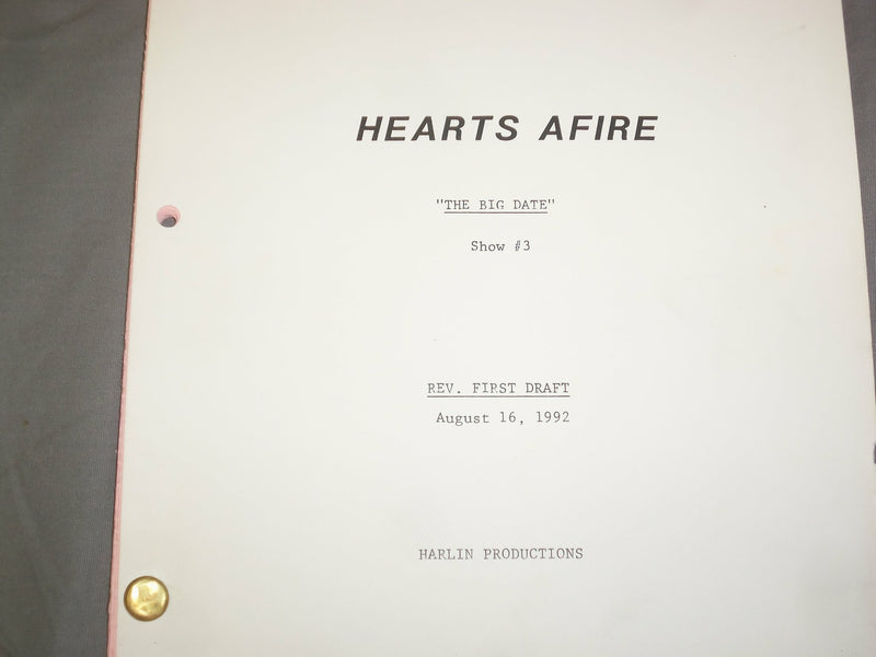 1992 HEARTS AFIRE TELEVISION SCRIPTS - LOT OF 2 - O 3105