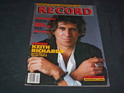 1983 OCTOBER RECORD MAGAZINE - KEITH RICHARDS - SP 6410