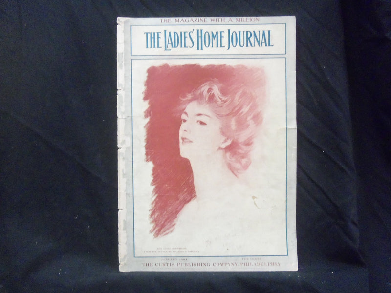1904 JANUARY LADIES' HOME JOURNAL MAGAZINE - GREAT ILLUSTRATIONS & ADS- ST 1629