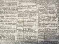 1867 JUNE 14 AMERICAN AND COMMERCIAL ADVERTISER NEWSPAPER - COLLYER - NP 4252F