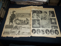 1910-1911 THE BOSTON HERALD SUNDAY PICTORIAL SECTIONS LOT OF 15 - UP 85