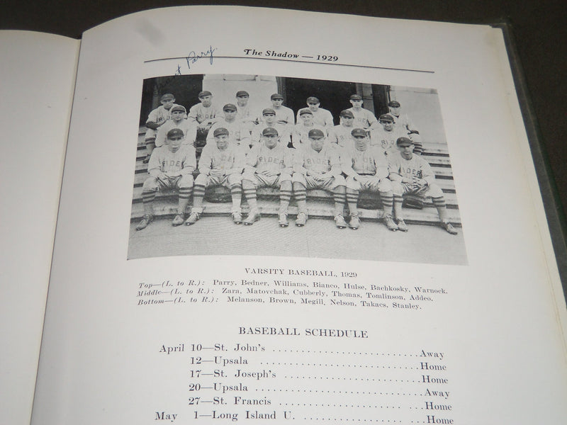 1929 THE SHADOW RIDER COLLEGE YEARBOOK - TRENTON NEW JERSEY - PHOTOS - YB 1064
