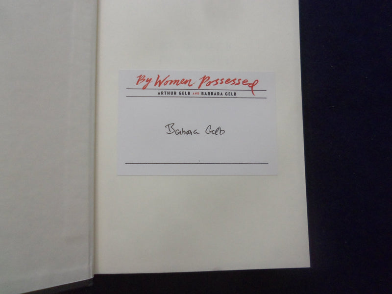 2016 BY WOMEN POSSESSED HARDCOVER BOOK - AUTOGRAPHED BY BARBARA GELB - KD 8522