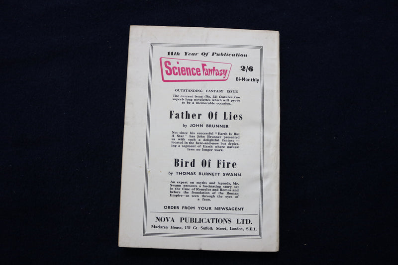 1962 APRIL NEW WORLDS SOFTCOVER DIGEST MAGAZINE - VOLUME 39, NUMBER 117 - K 450